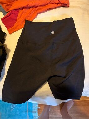 lululemon athletica Black High-Rise Bike Shorts